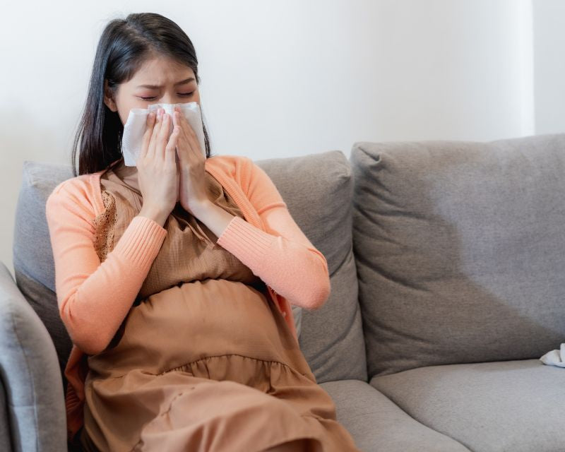 Gravid och allergisk mot pollen